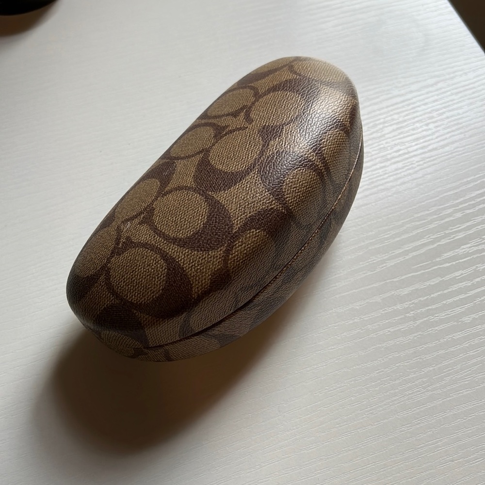 Coach glasses or sunglasses case